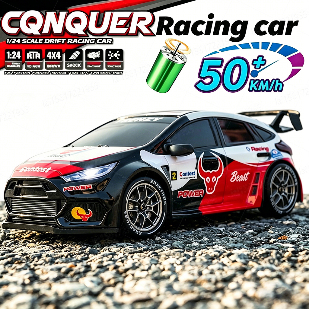 Rc Hobby Toucan - 1:24 4WD 50KM/H RC Auto Stunt