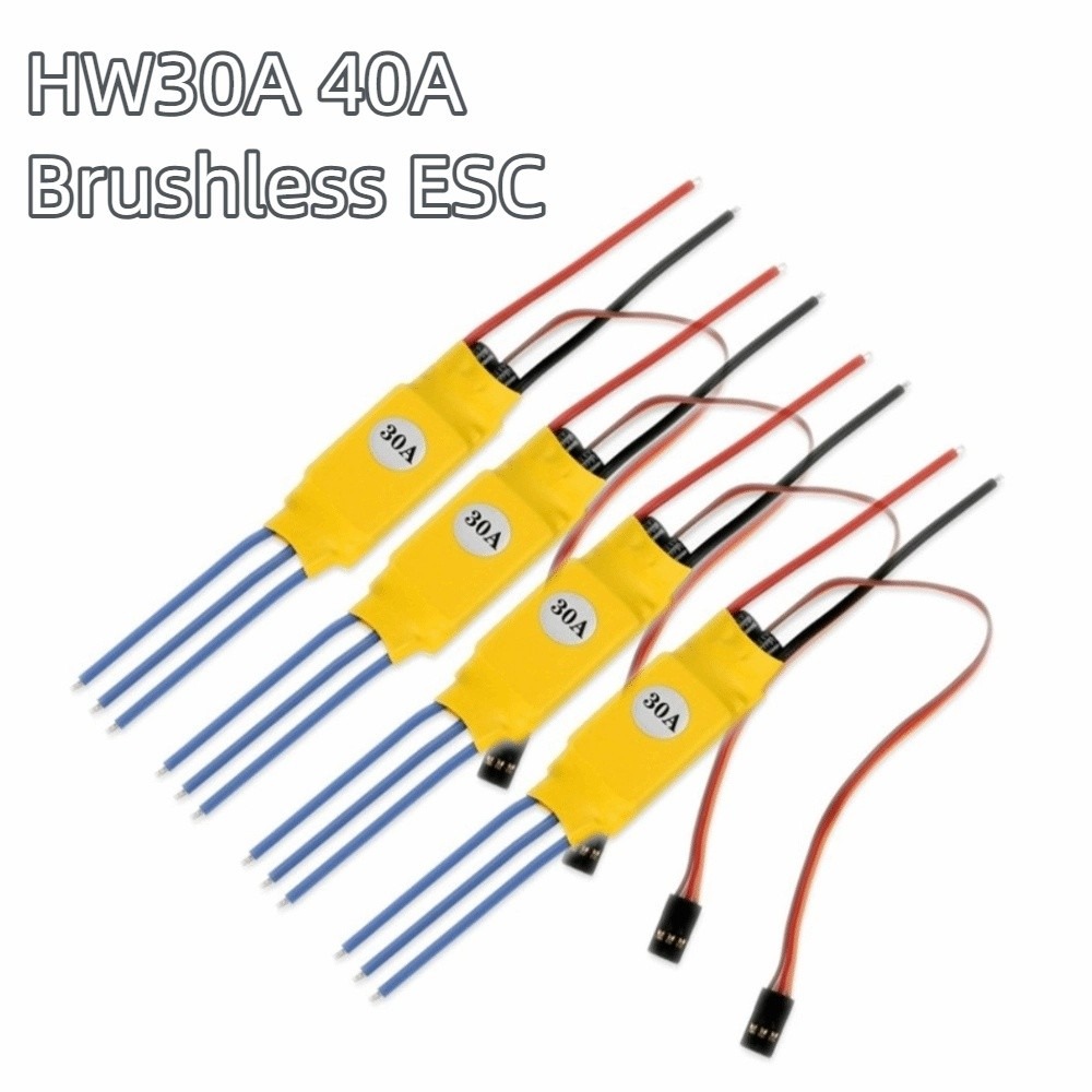 Rc Plane Hobby Zone - HW30A 40A Borstelloze ESC Banaan Hoofd