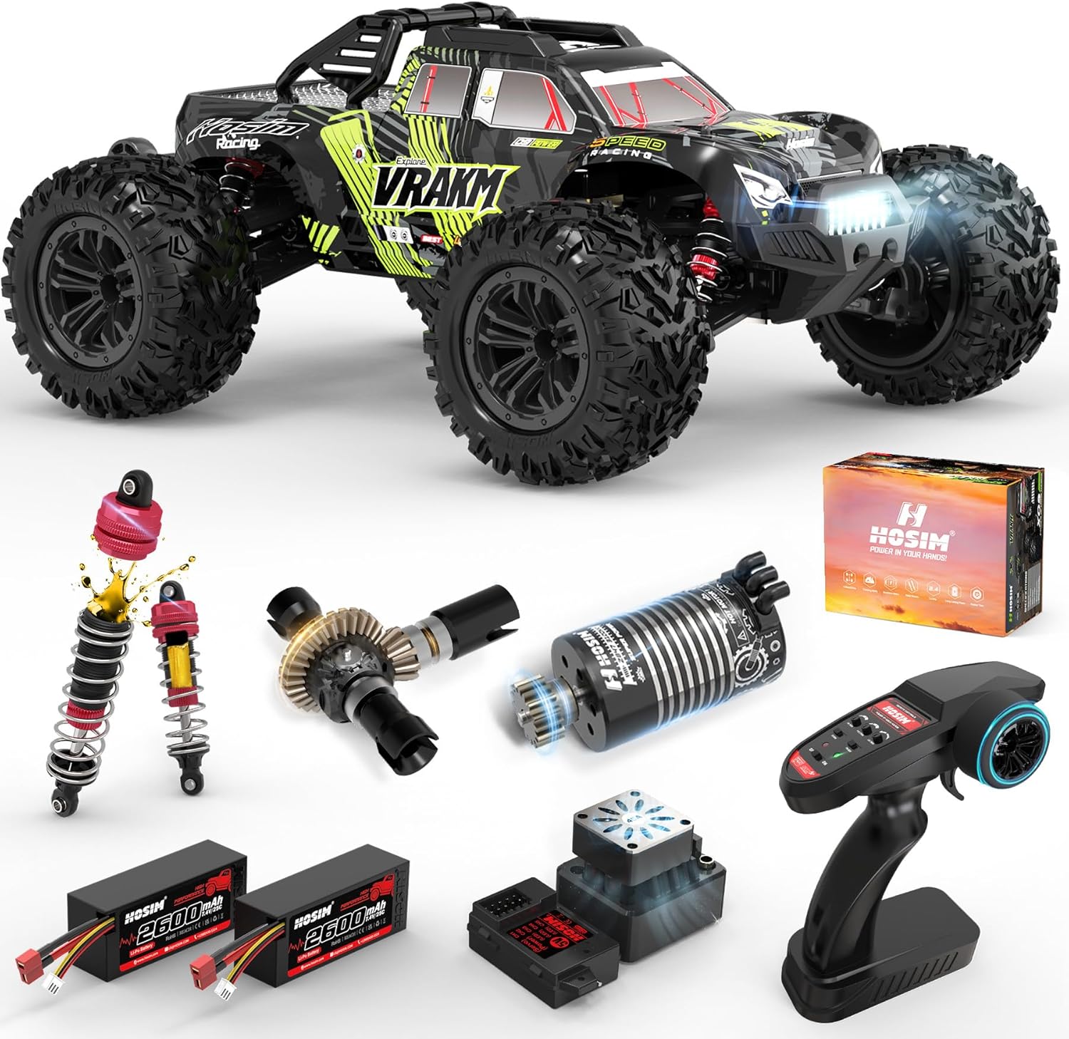 Volwassen borstelloze RC-auto, - Rc Hobby Grade Truck recensie en prijs