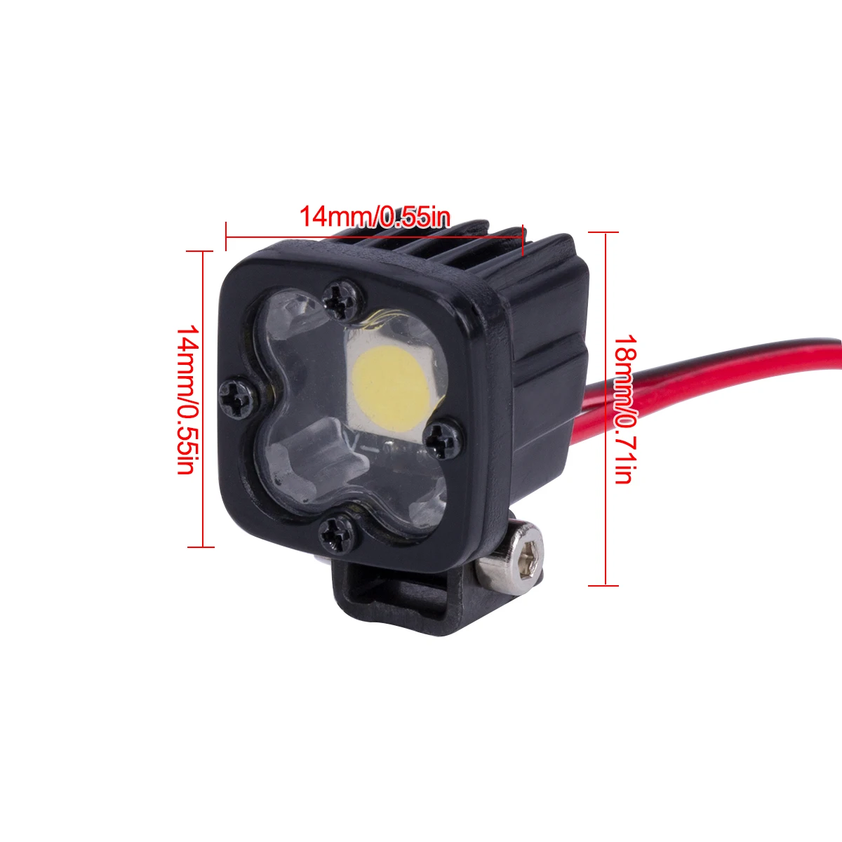 RC Auto Vierkante Heldere LED  - Rc Hobby Toucan recensie en prijs